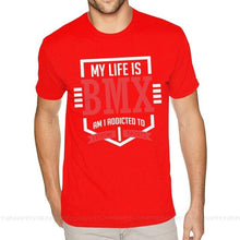 Lade das Bild in den Galerie-Viewer, My Life Is BMX Vintage Shirt Men/ Unisex