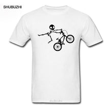 Lade das Bild in den Galerie-Viewer, Skeleton Alien BMX Bike T-Shirts Custom Unisex
