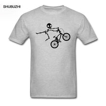 Lade das Bild in den Galerie-Viewer, Skeleton Alien BMX Bike T-Shirts Custom Unisex
