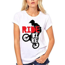 Lade das Bild in den Galerie-Viewer, Summer Cotton T-shirts BMX Design Ride Bike
